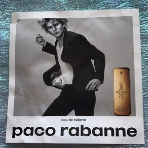 🆓 FREE W/ BUNDLE Paco Rabanne 1 Million Sample Card